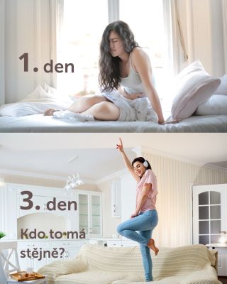 1. den = přežít. 3. den = pohoda&jazz. 💃 Horská dráha, která se opakuje každý měsíc. 👉 Označ kámošku, co to má stejně....