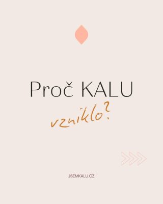 Proč KALU? Protože jsem chtěla řešení, které není chemická jednorázovka v růžové krabičce. Chtěla jsem menstruaci, která...